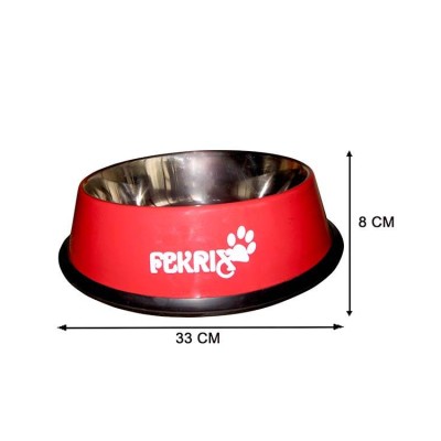 Fekrix Colored Print Dog Bowl Ex. Large 2750ml